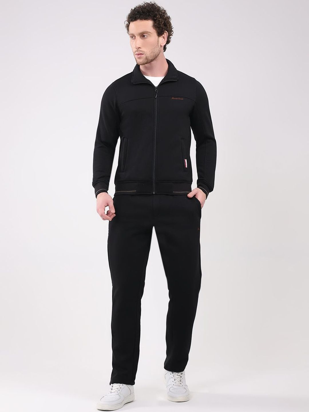 Monte Carlo Men Mock Collar Long Sleeves Tracksuits-image-47