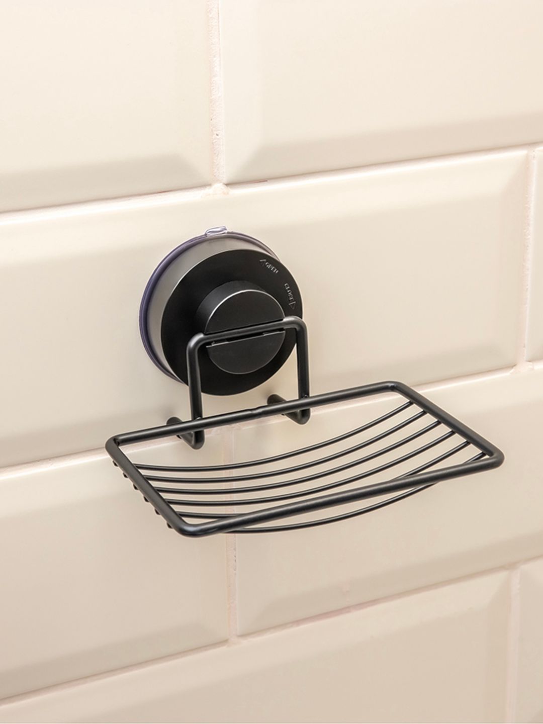 Klever Homes Airgrip Matt Black Solid Stainless Steel Soap Dish-image-34