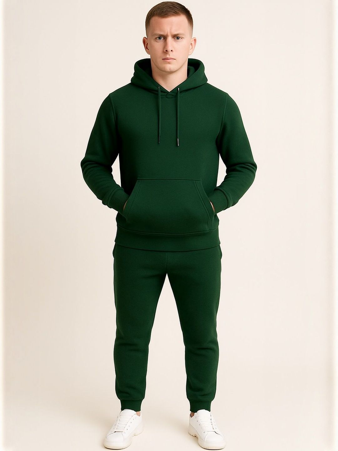 ULLAS Men Solid Hooded Neck Tracksuit-image-30