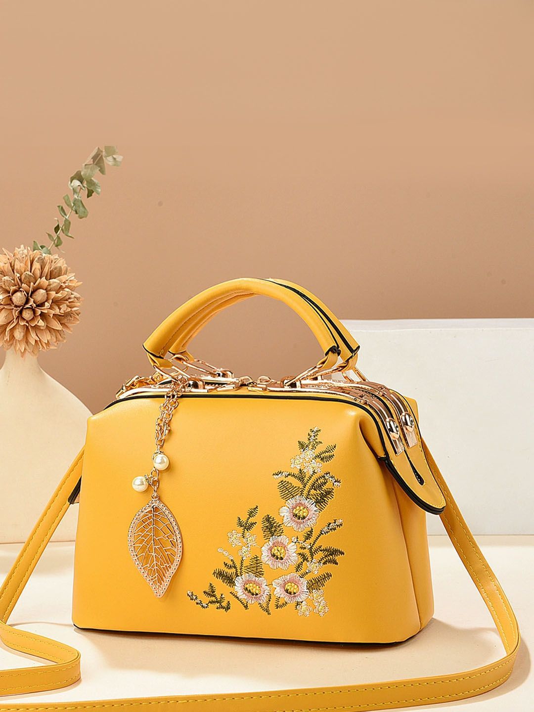 StyleCast PU Structured Handheld Bag With Detachable Sling Strap-picture-22