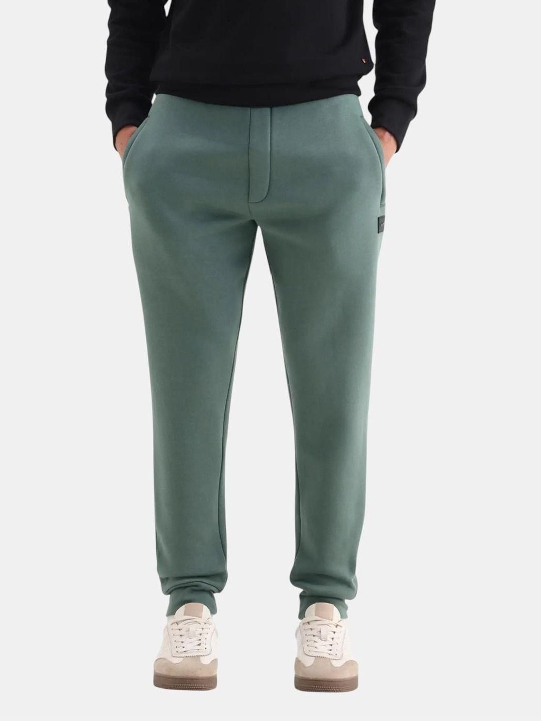 RARE RABBIT Men Mid-Rise Regular Fit Cotton Joggers-picture-20