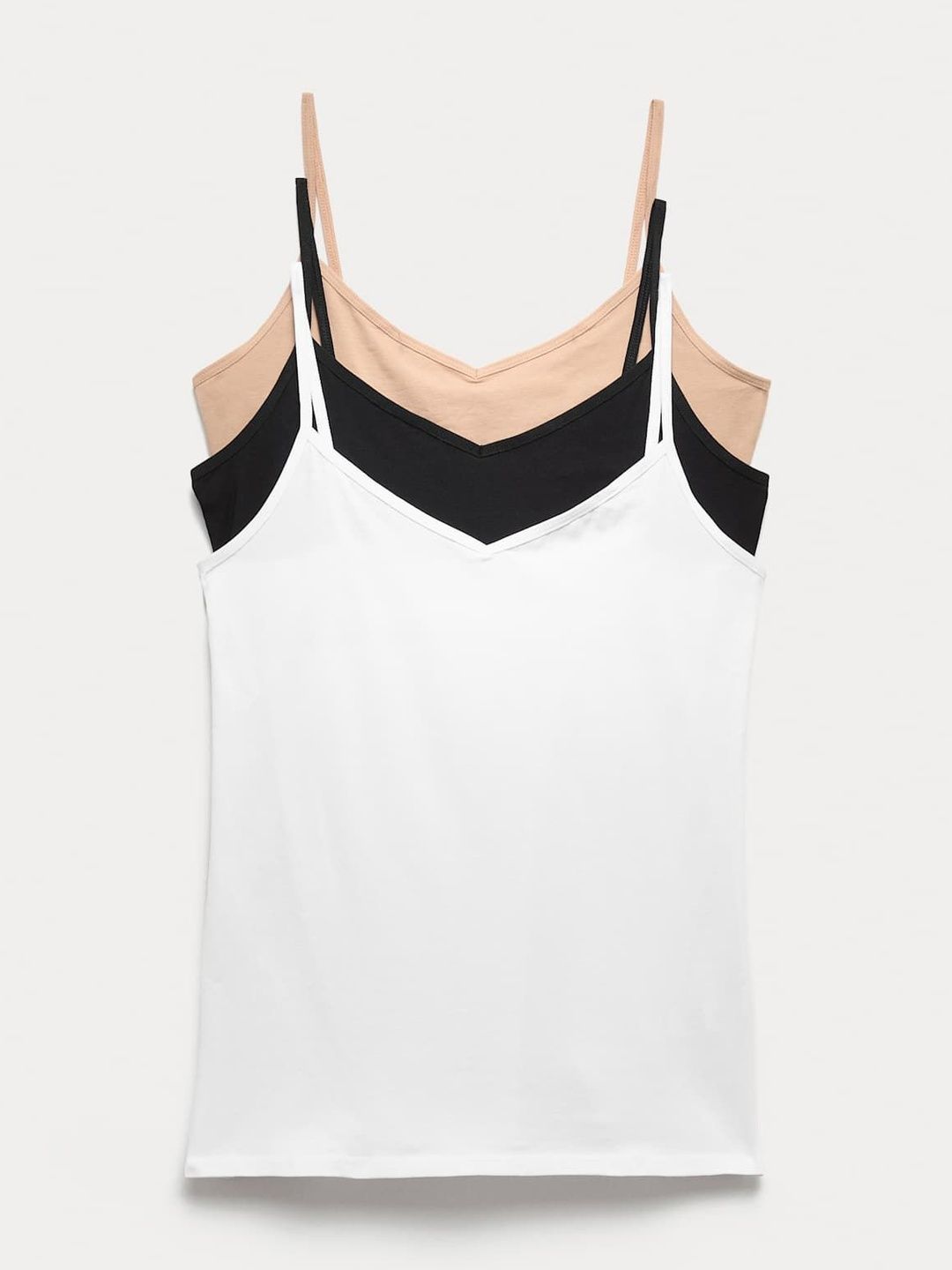 Marks & Spencer Pack Of 3 V-Neck Camisoles