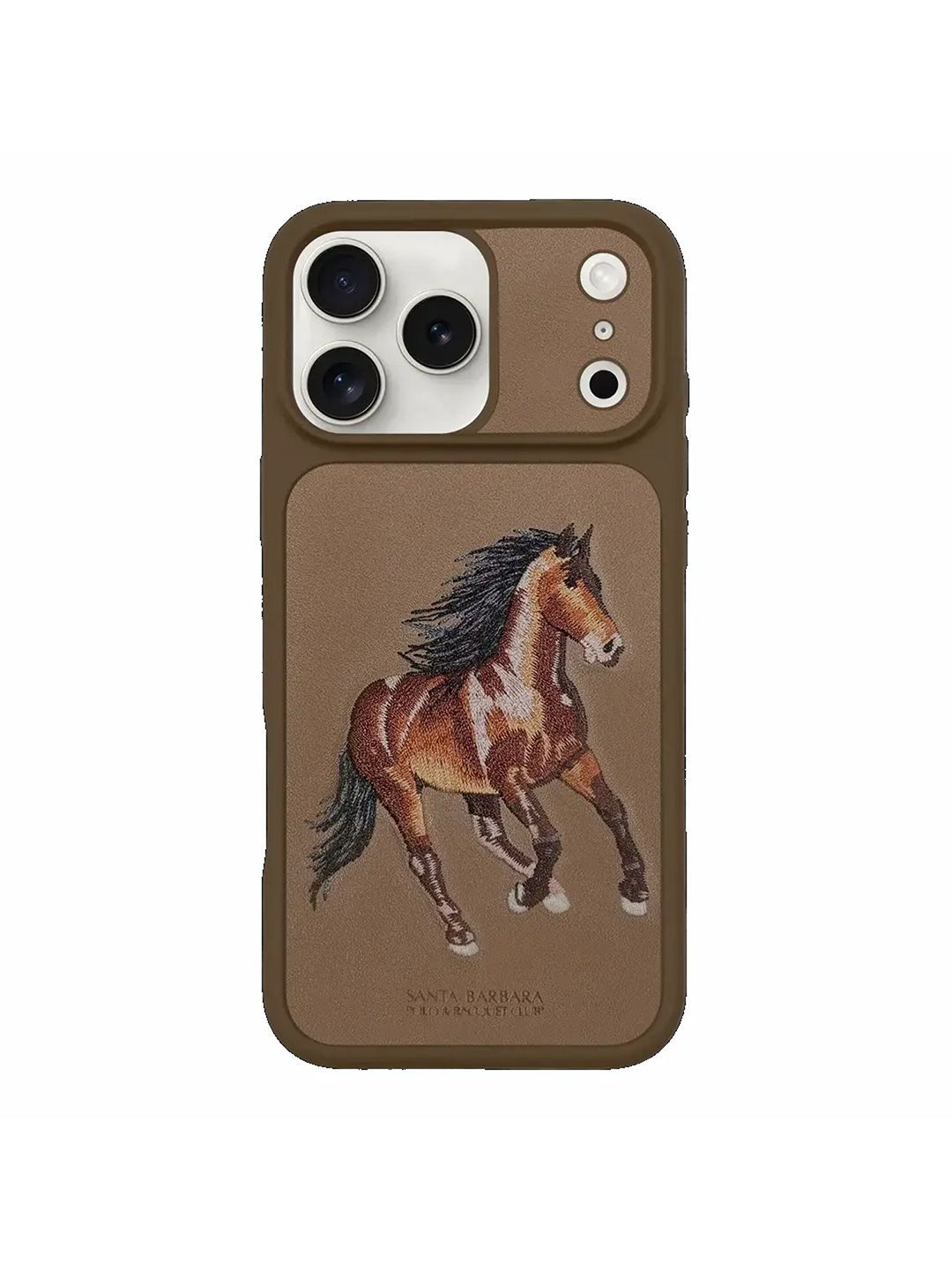 TREEMODA Unisex Leather Embroidery iPhone 17 Pro Max Quirky Back Case-picture-36