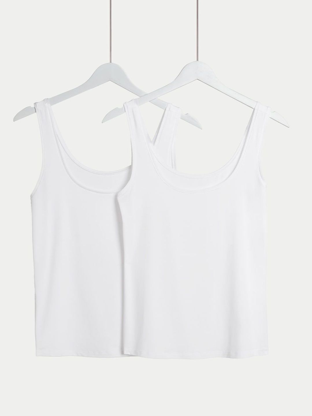 Marks & Spencer Women Pack Of 2 Round Neck & Sleeveless Thermal Top-picture-26