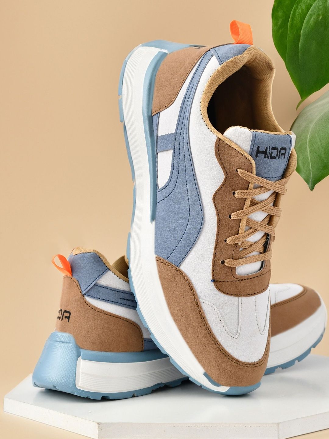 HIDA Men Colourblocked Training or Gym Non-Marking Lace-Ups Sports Shoes-picture-40