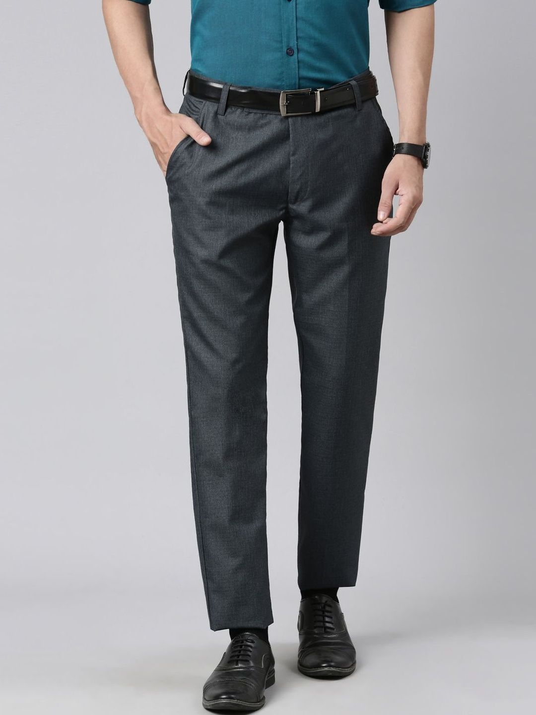 THE SOUL PATROL Men Smart Regular Fit Formal Trouser-picture-29