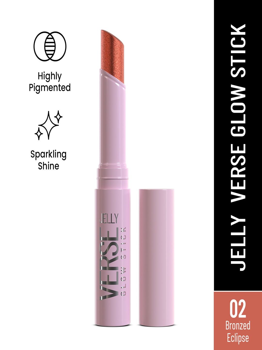 SWISS BEAUTY Jelly Verse Sparkling Shine Glow Stick Eyeshadow 3g - Bronzed Eclipse-picture-16