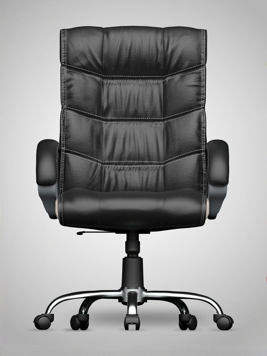 FUGO Black Hight Density Cushion Foam Study Chair-picture-22
