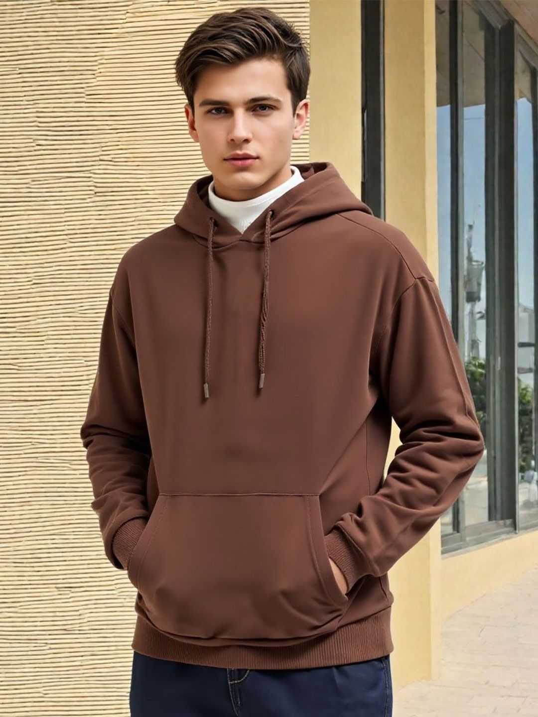 PRINTCULTR Men Hooded Full Sleeves Pullover Sweatshirt-picture-42