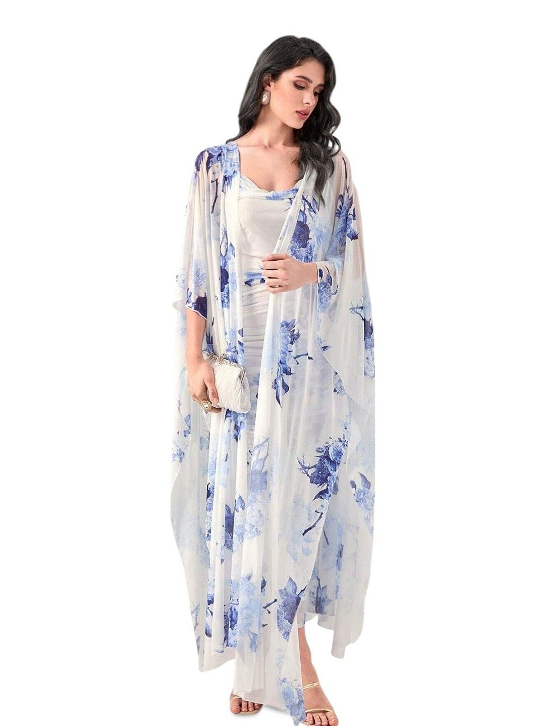 4WRD by Dressberry Floral Print Bodycon Midi Dress-picture-27