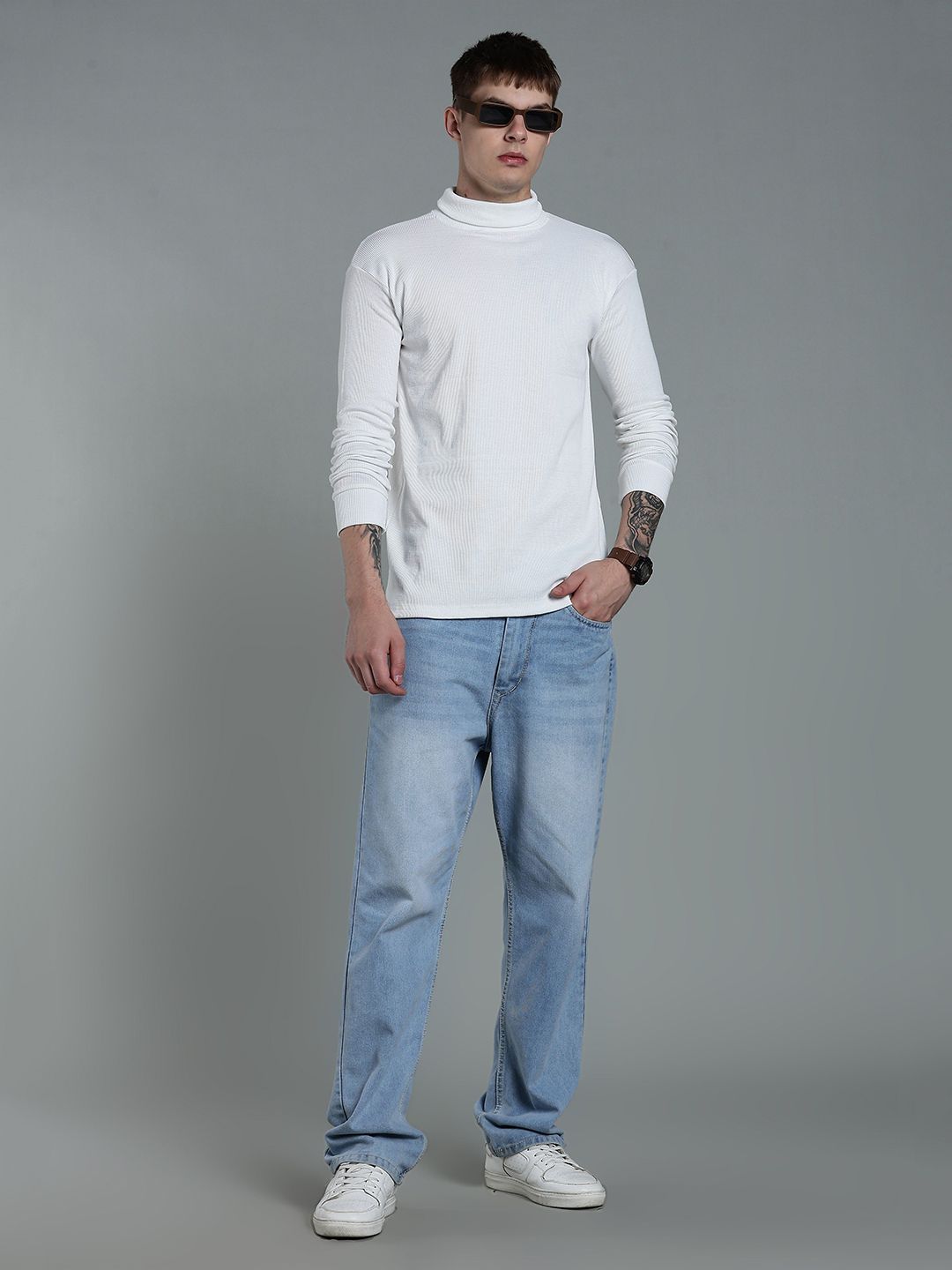 fashlook Men Ribbed Woollen Pullover-picture-34