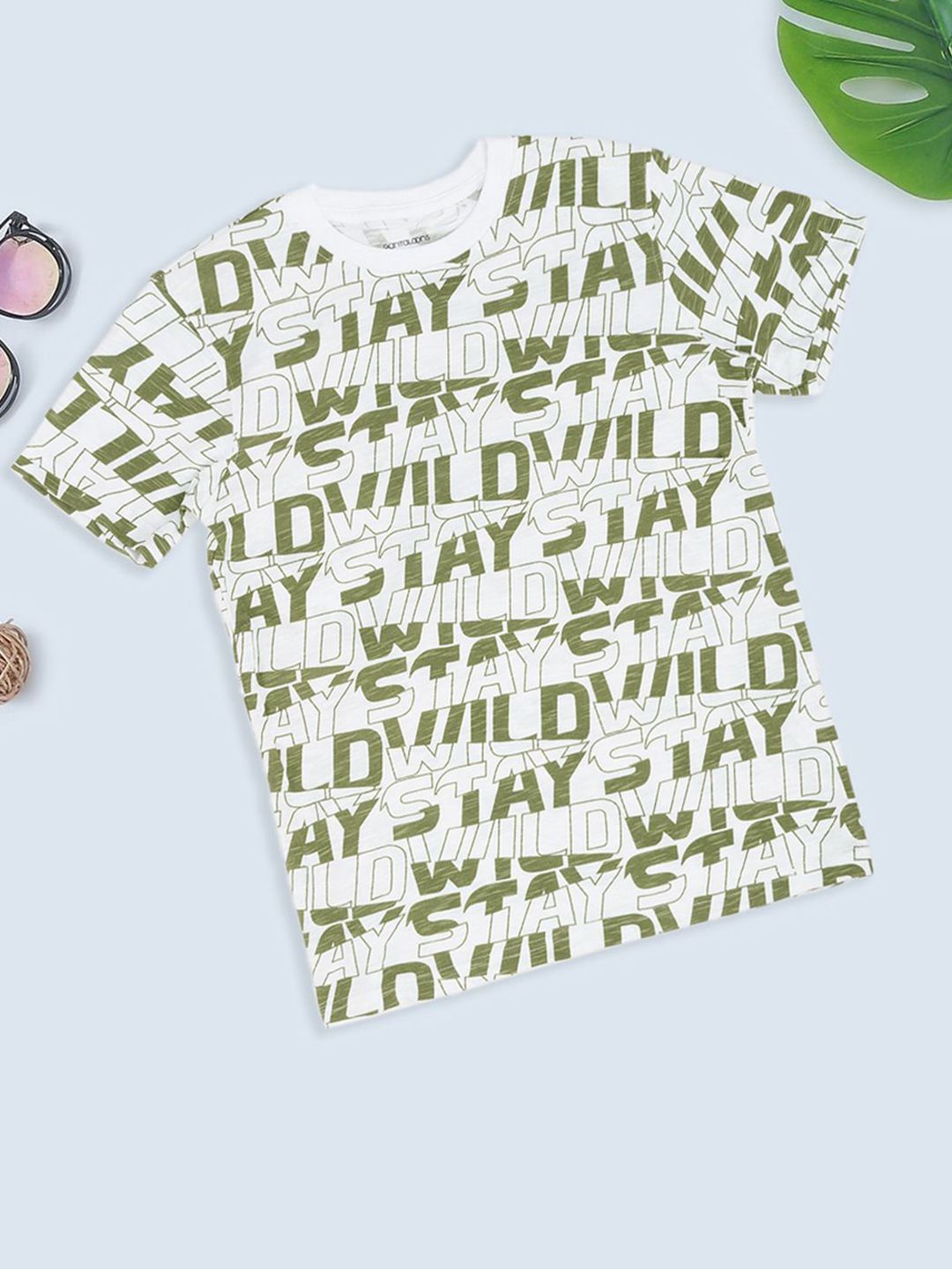 Pantaloons Junior Boys Typography Printed T-shirt-picture-22