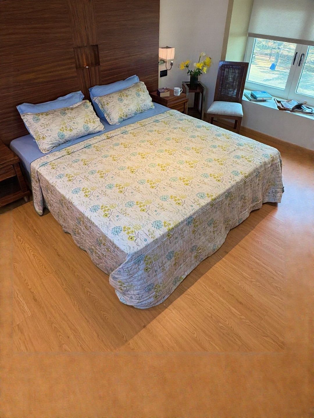 Bells & Whistles Floral Printed Winter Comforter-image-3