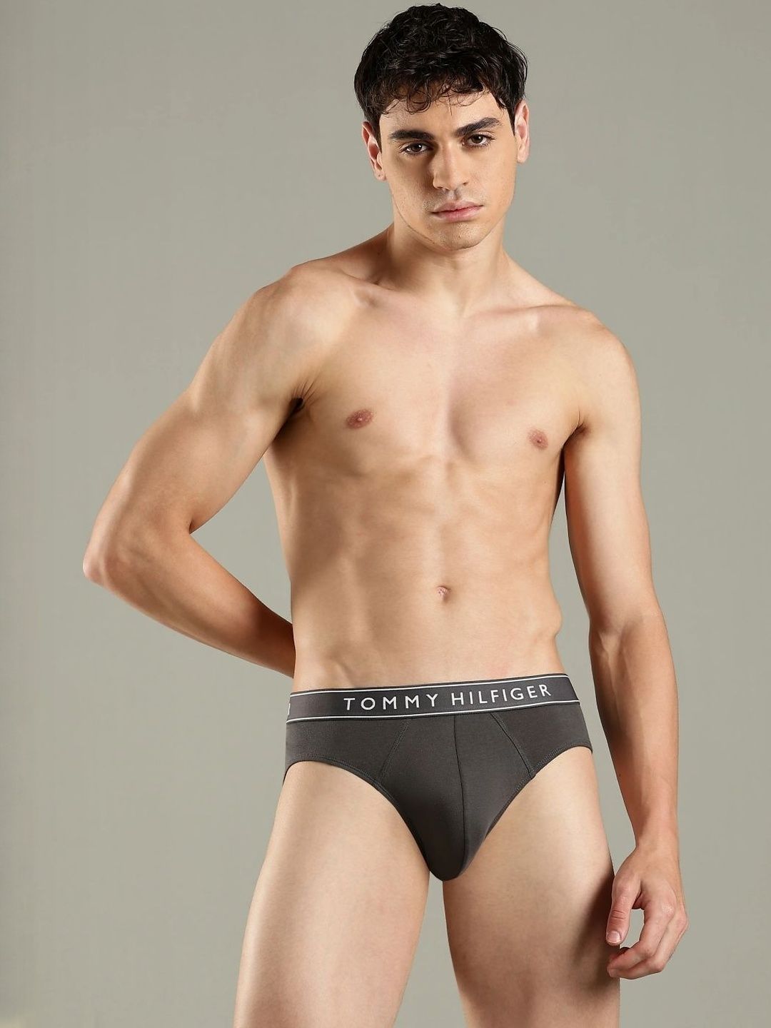 Tommy Hilfiger Men Pack Of 3 Low-Rise Basic Briefs-picture-38