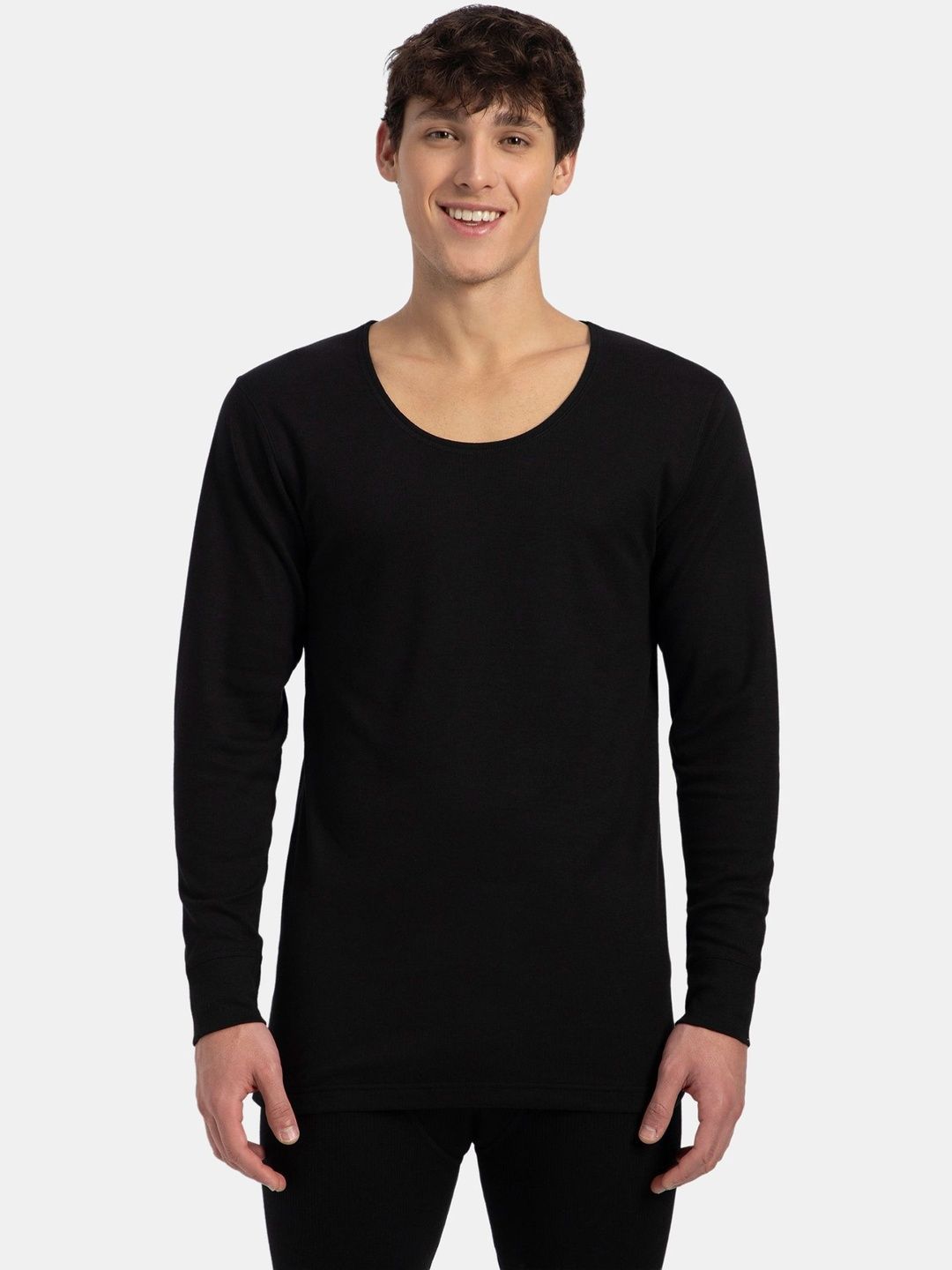 Jockey Super Combed Cotton Mid-Rise Antimicrobial Thermal Top-picture-35