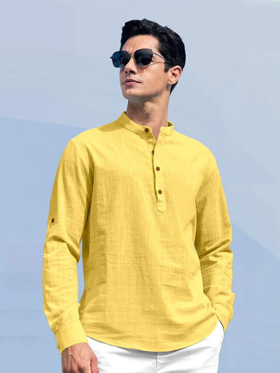 ZELINCO Men Thread Work Kurta-picture-34