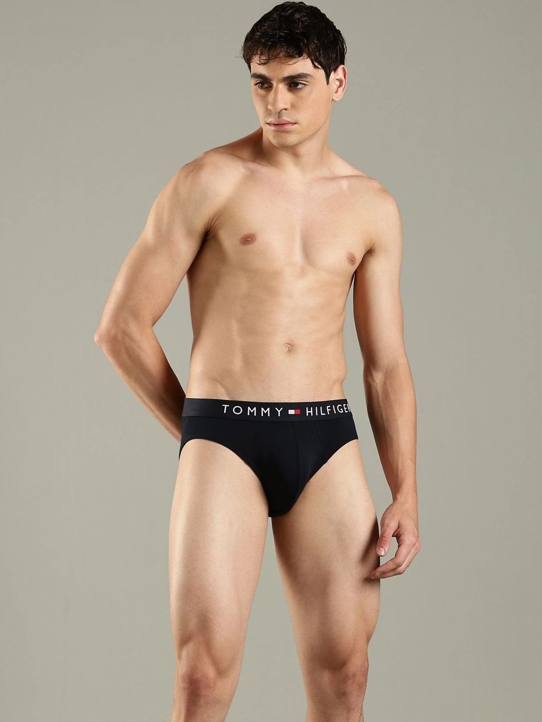 Tommy Hilfiger Pack Of 3 Cotton Low-Rise Basic Briefs-picture-39