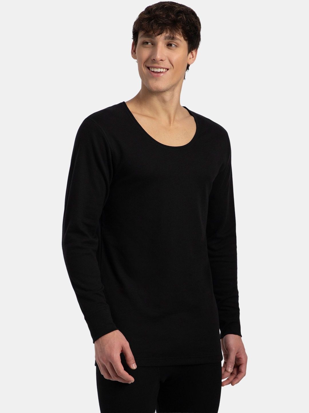 Jockey Super Combed Cotton Mid-Rise Antimicrobial Thermal Top