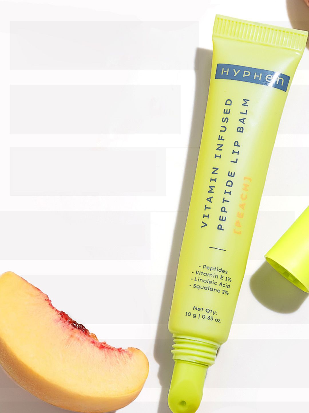 Buy Hyphen 2 Pcs Peptide Lip Balms Peach & Vanilla & 1Pc Lipscreen With ...