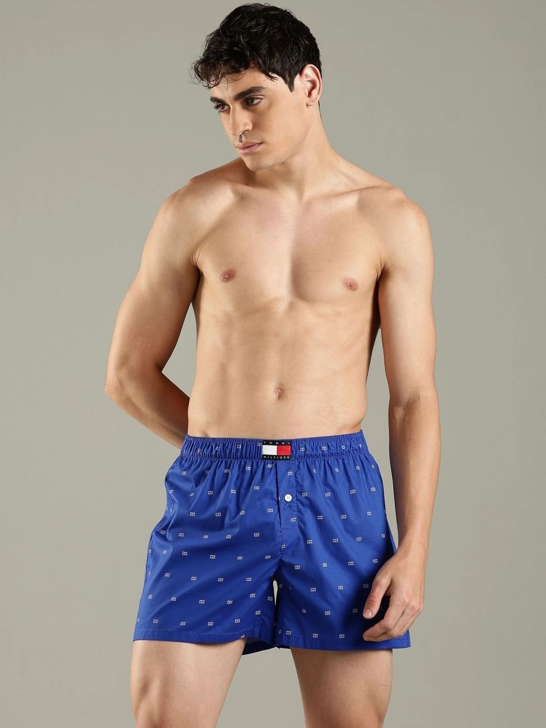 Tommy Hilfiger Men Printed Mid Rise Boxers-picture-31