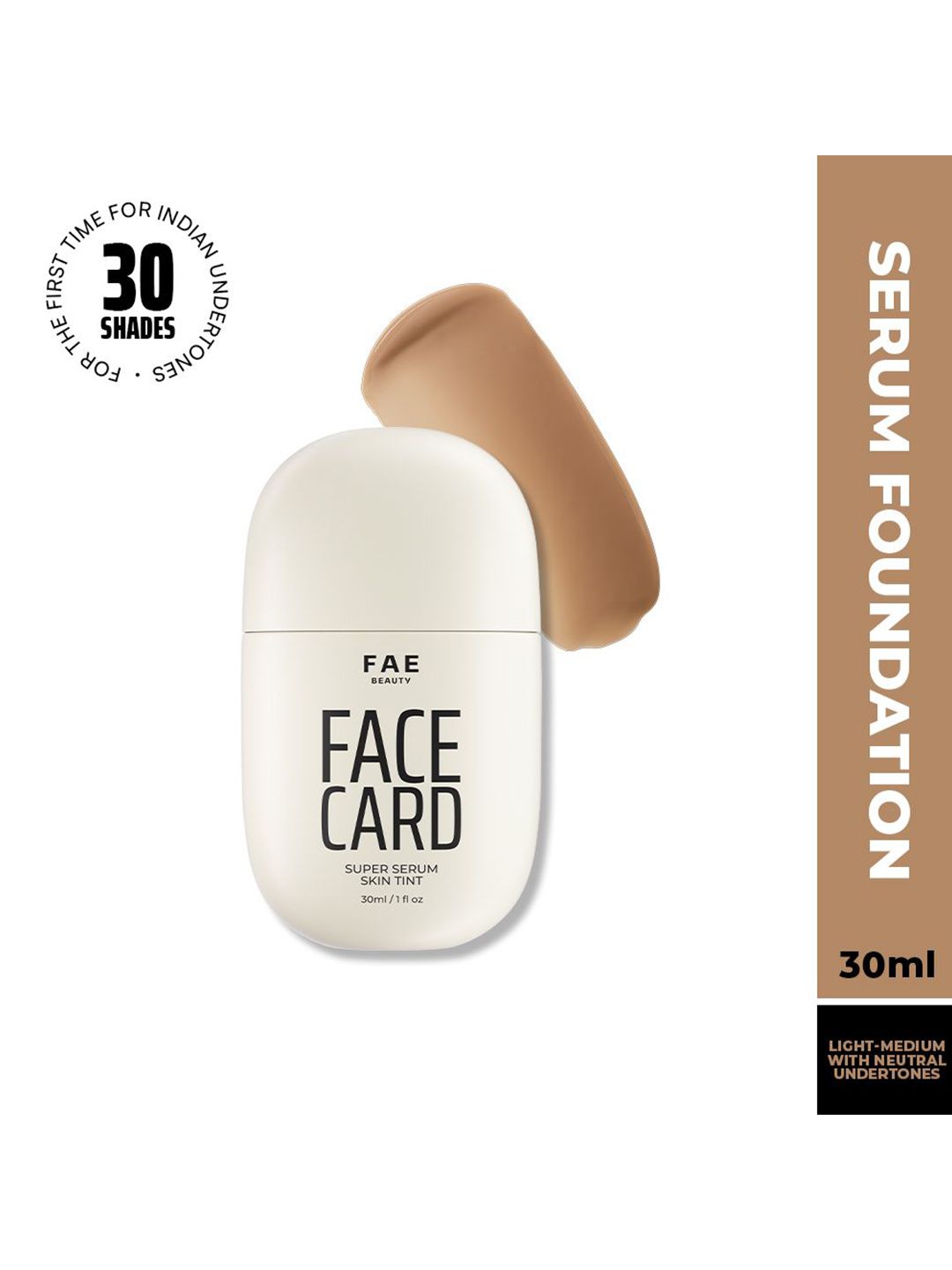 FAE BEAUTY Face Card Super Serum Skin Tint Foundation -30 ml- 31N - Neutral-image-14