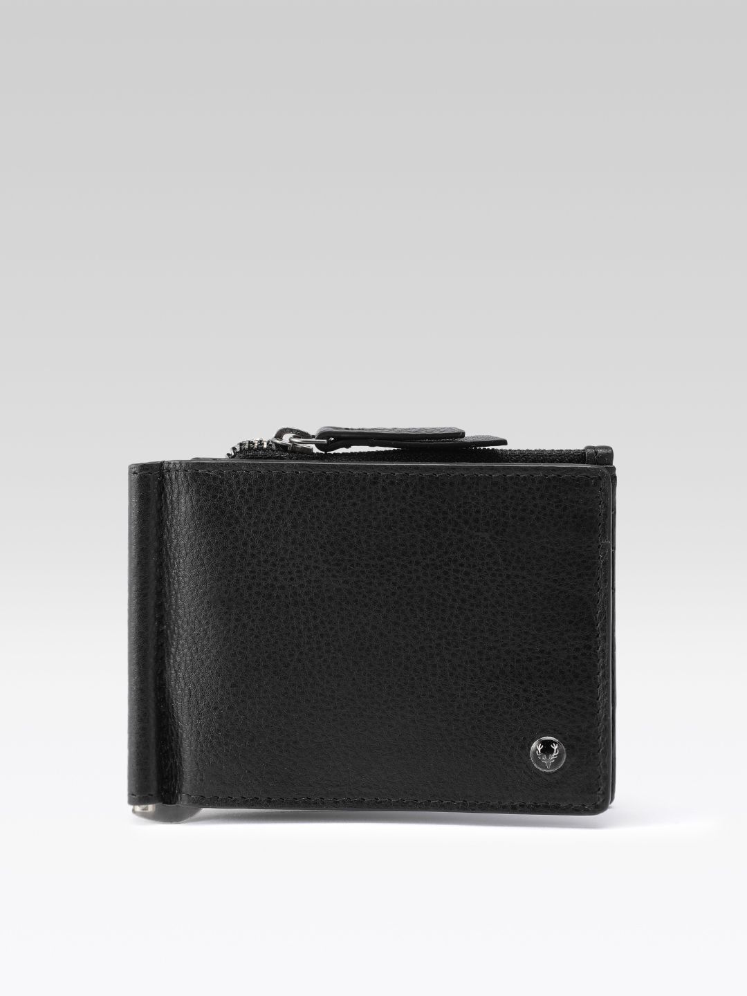 Allen Solly Men Textured Leather Two Fold Wallet-image-45