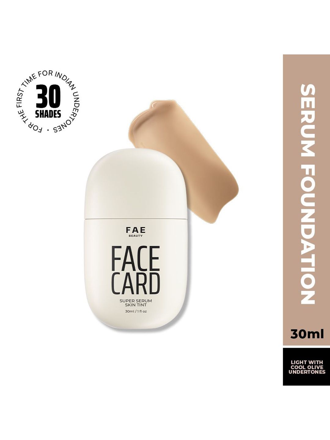 FAE BEAUTY Face Card Super Serum Skin Tint Foundation-30 ml- 21O Cool Olive-picture-55
