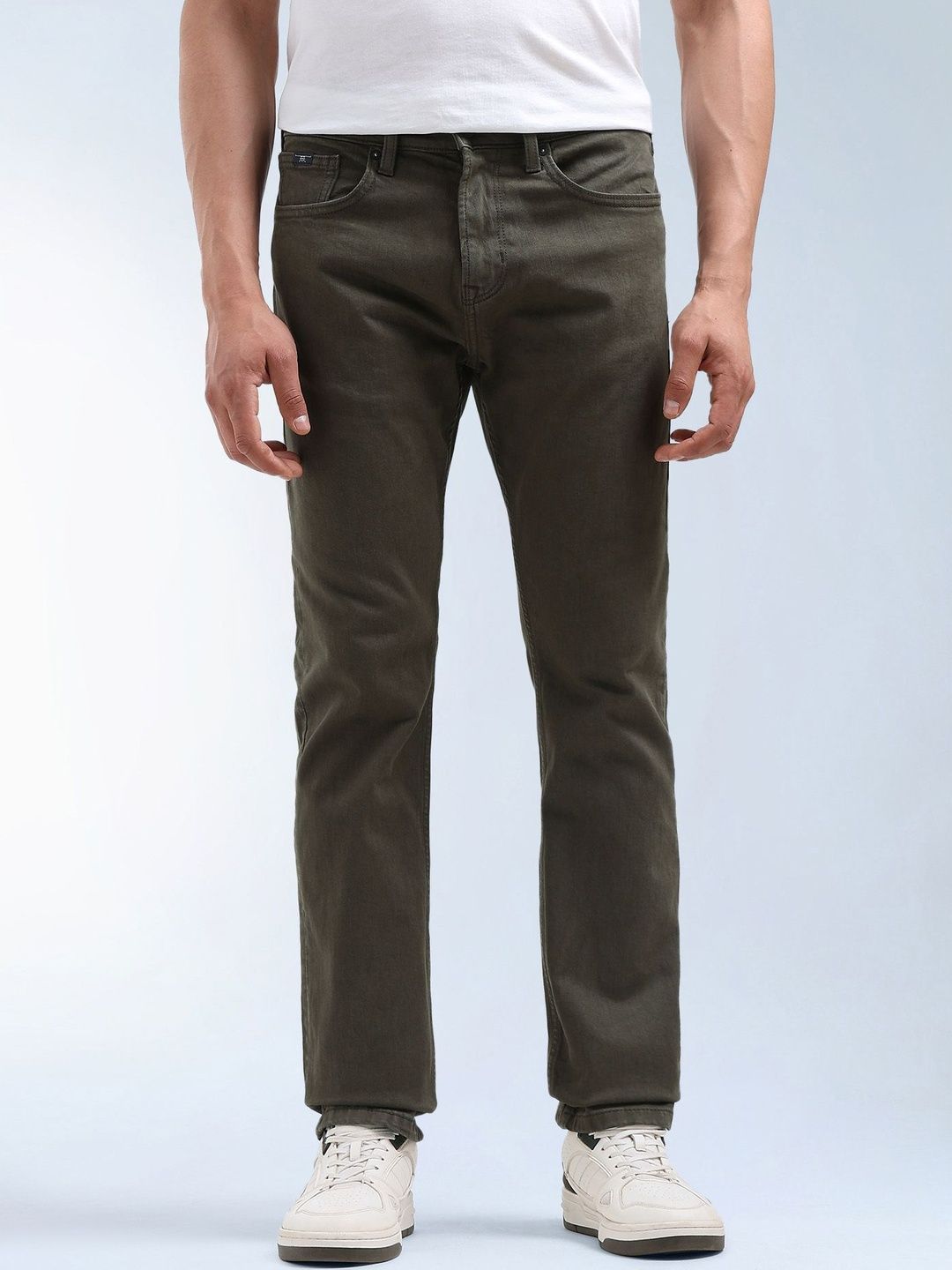 Flying Machine Men Straight Fit Mid-Rise Stretchable Jeans-picture-28