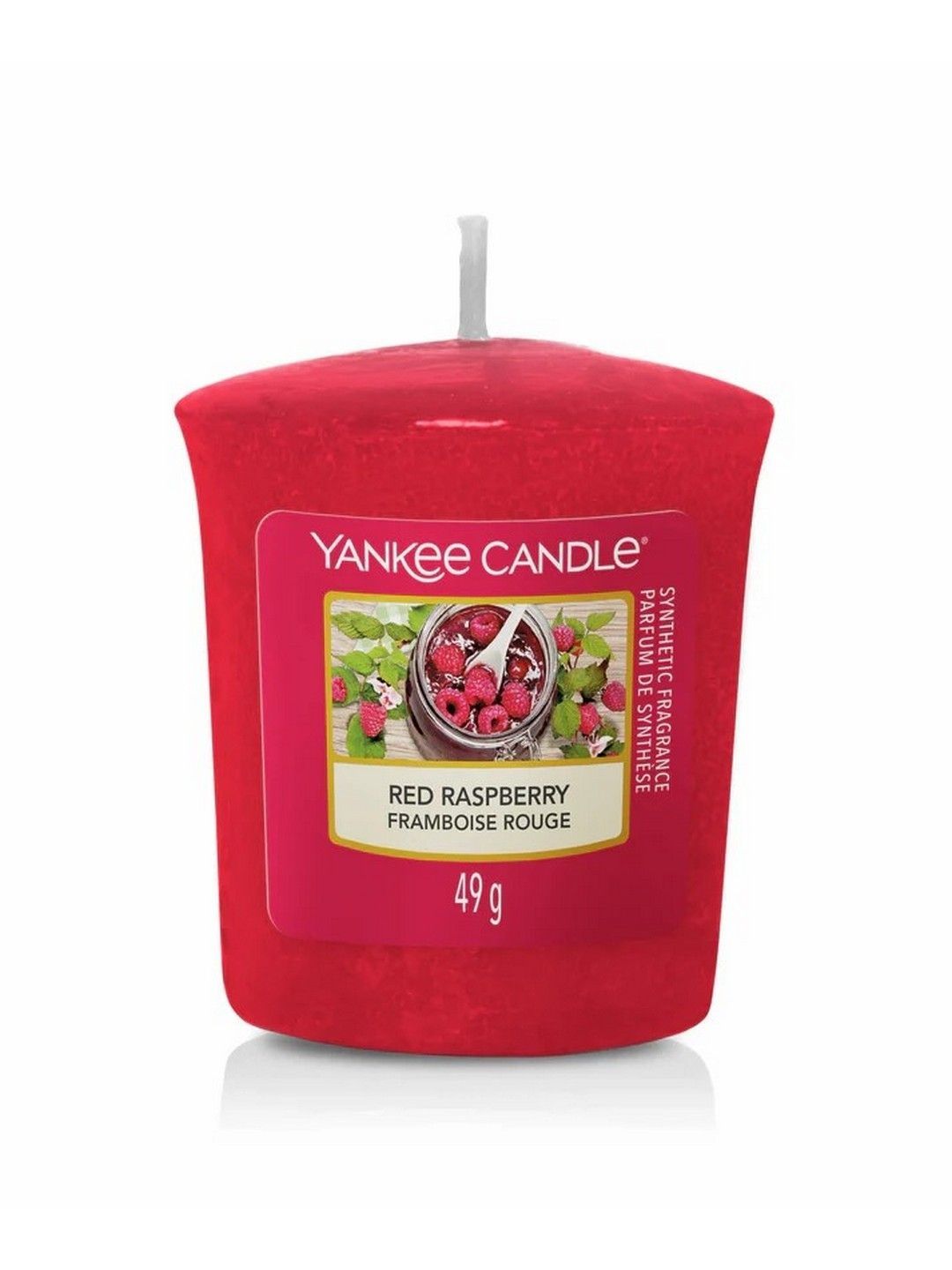 YANKEE CANDLE Unisex 1 pieces Original Votive Red Raspberry Candle Jar-image-36
