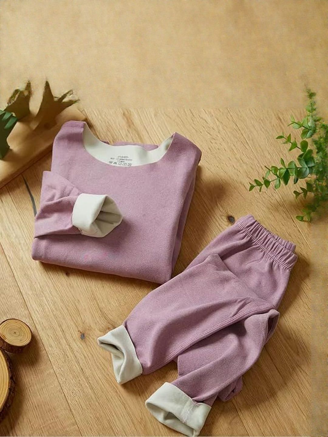 Butterthief Kids Round Neck Long Sleeves Thermal Set-picture-55