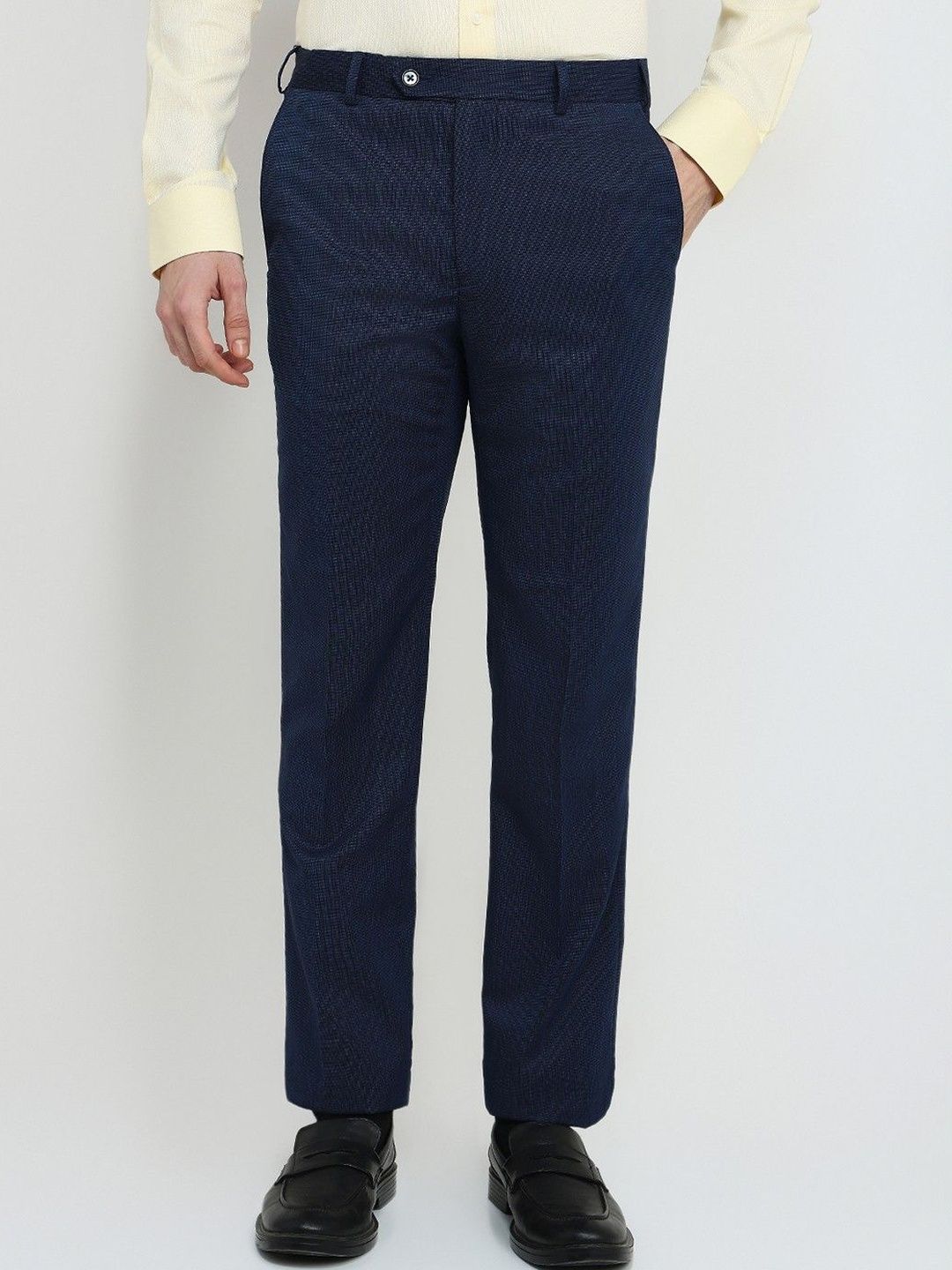 Raymond Men Contemporary Fit Original Mid Rise Formal Trousers-picture-18