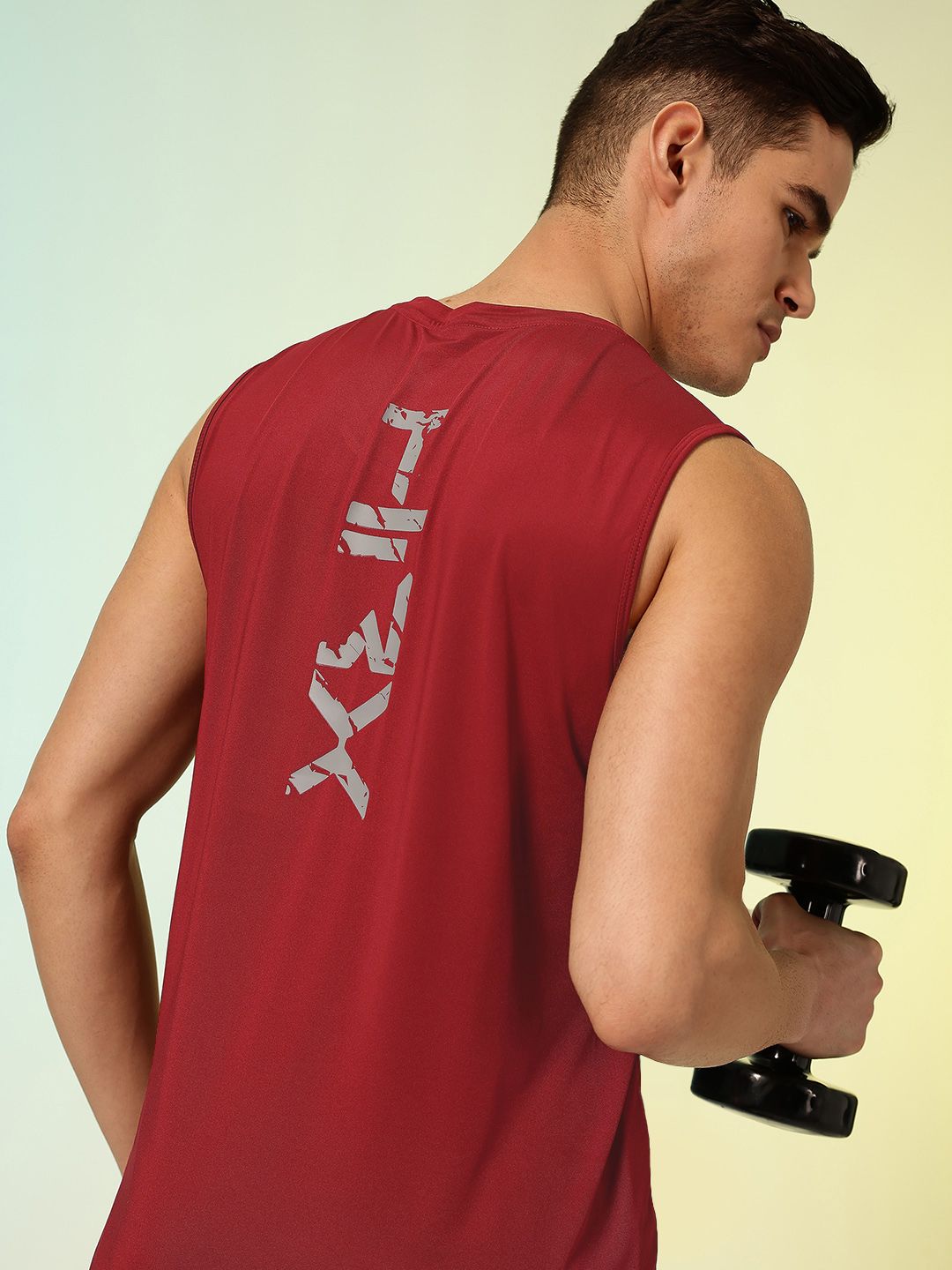 HRX by Hrithik Roshan Printed Training Tank T-shirt-picture-13