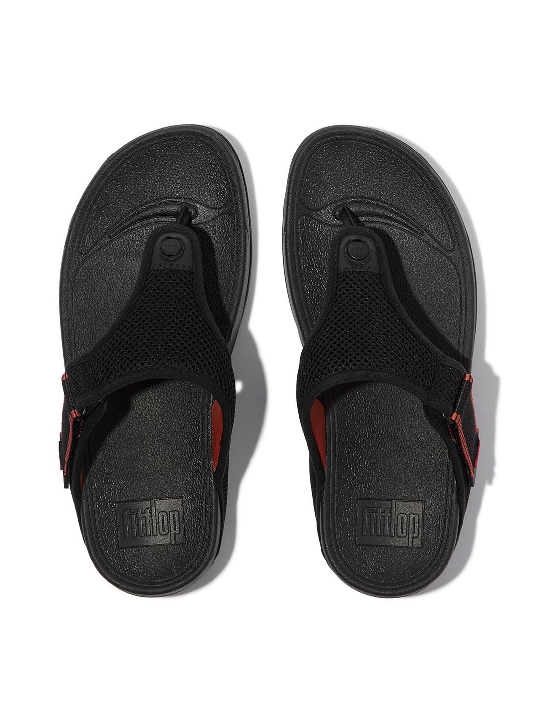 fitflop Men Textured Slip-On Comfort Sandals-image-21