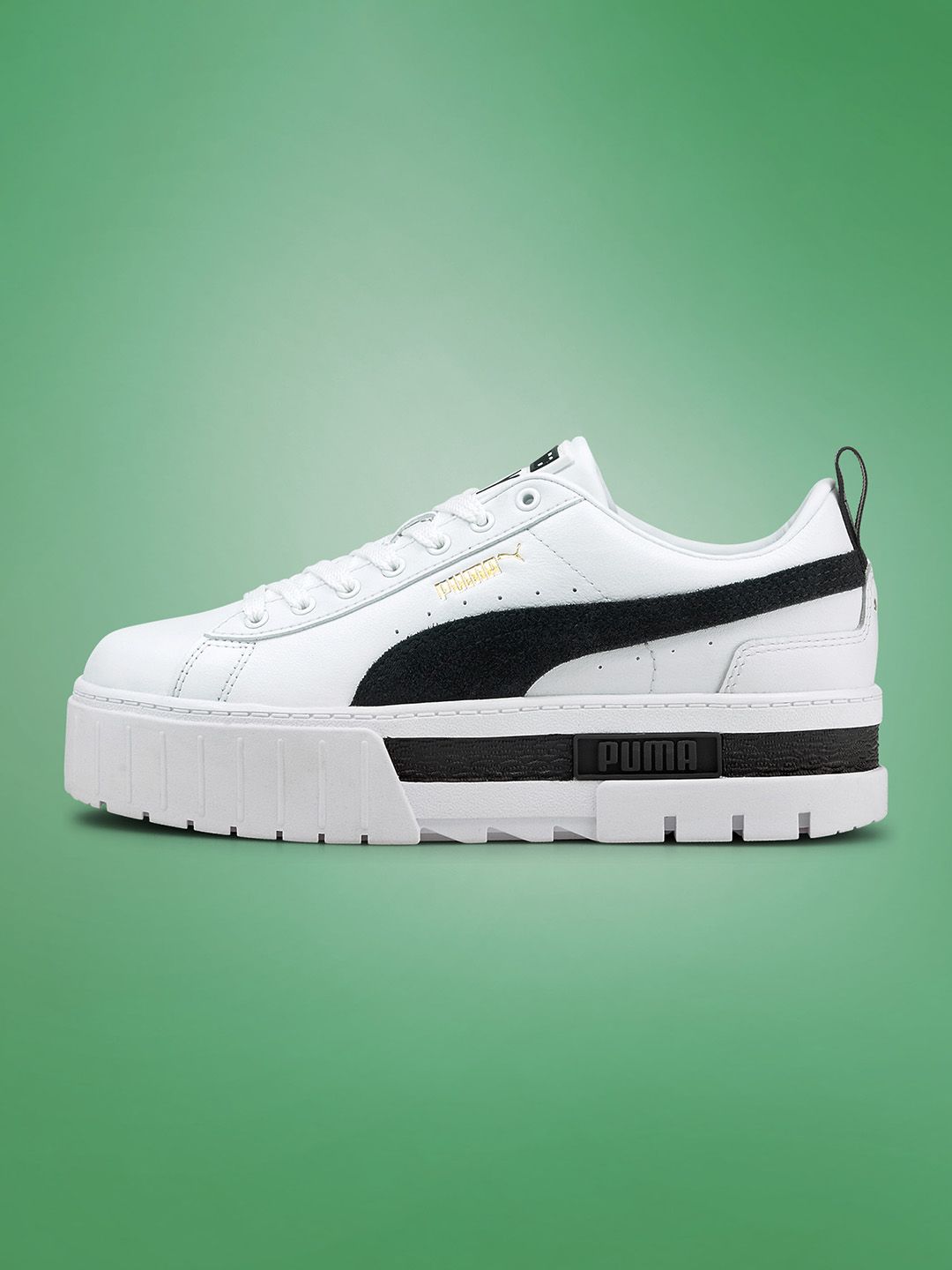 Puma Mayze Leather Women Platform Sneakers