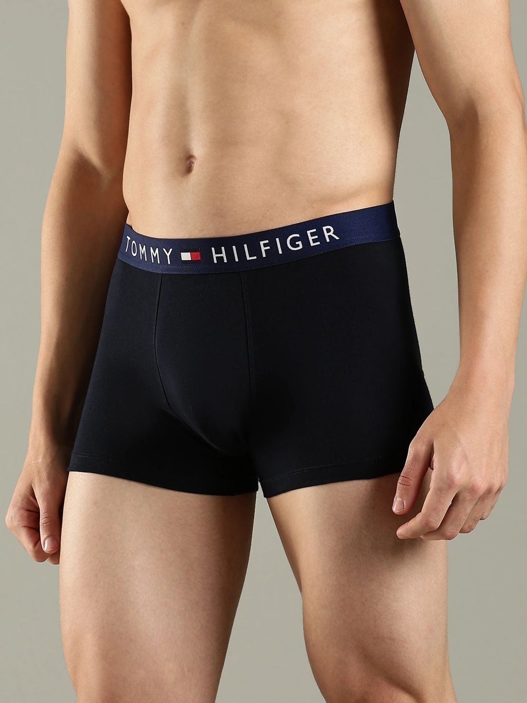 Tommy Hilfiger Men Pack Of 3 Low Rise Outer Elastic Short Trunks-picture-23