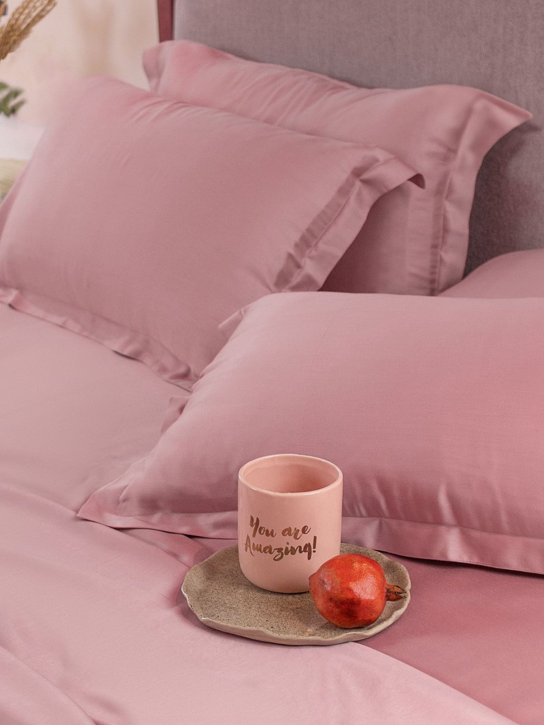 DEBAANS 300 TC Bamboo Queen Bedsheet with 2 Pillow Covers-picture-16