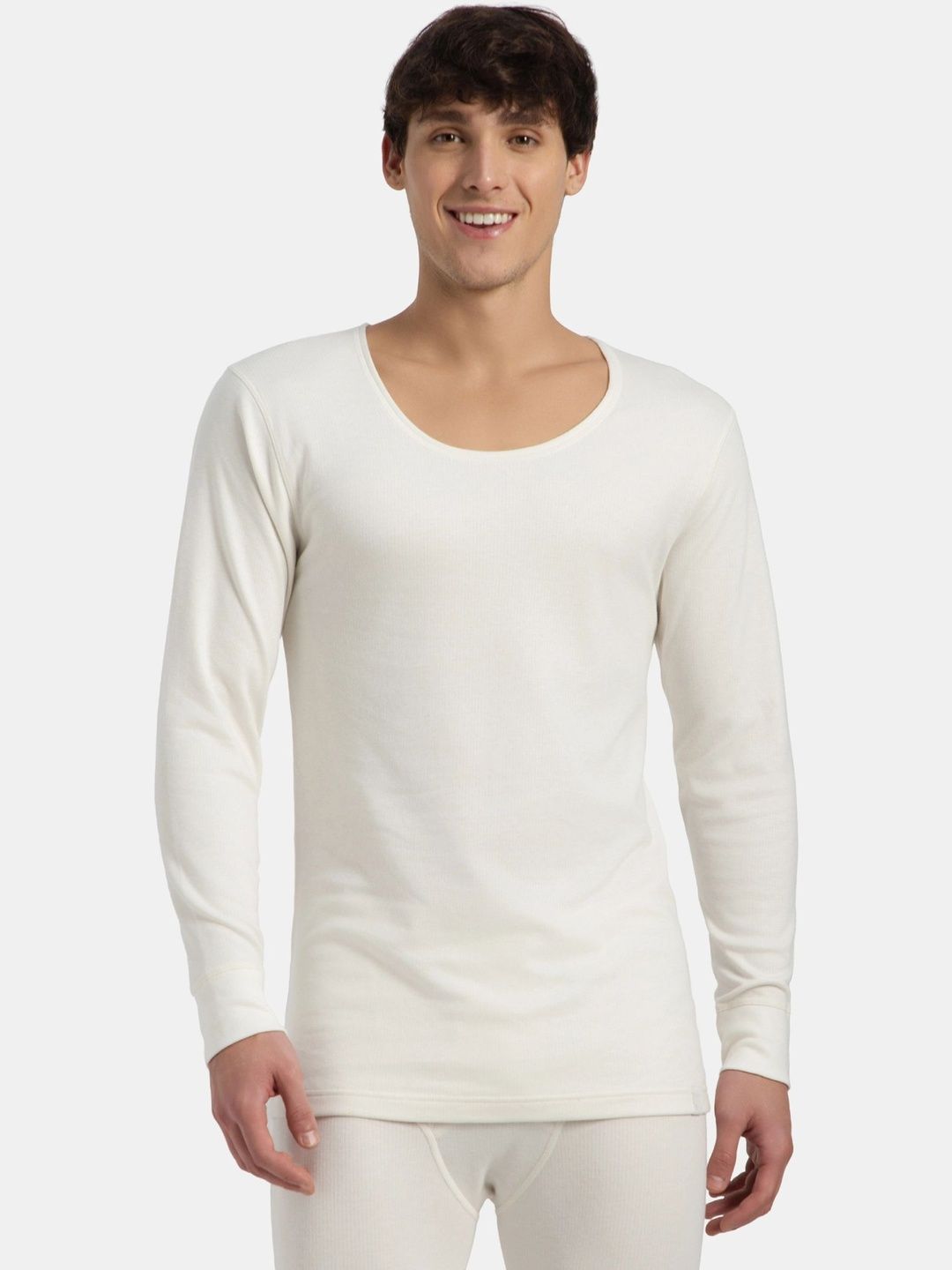Jockey Super Combed Cotton Rich Brushed Fabric Full Sleeved Thermal Undershirt - 2403-picture-27
