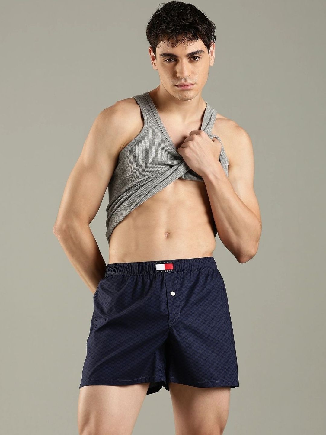 Tommy Hilfiger Printed Cotton Mid-Rise Boxers-image-10