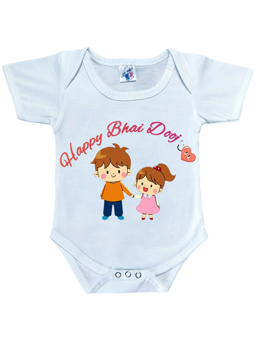 Cute Pals Infants Printed Cotton Bodysuit-picture-13