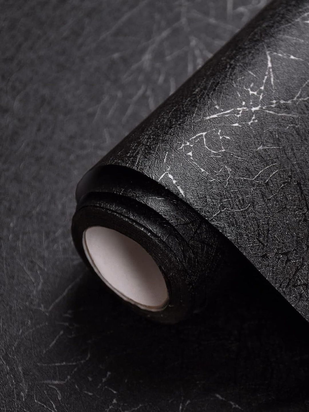 Aura Black Textured Waterproof Self-Adhesive 3D Sticker Wallpaper-picture-17