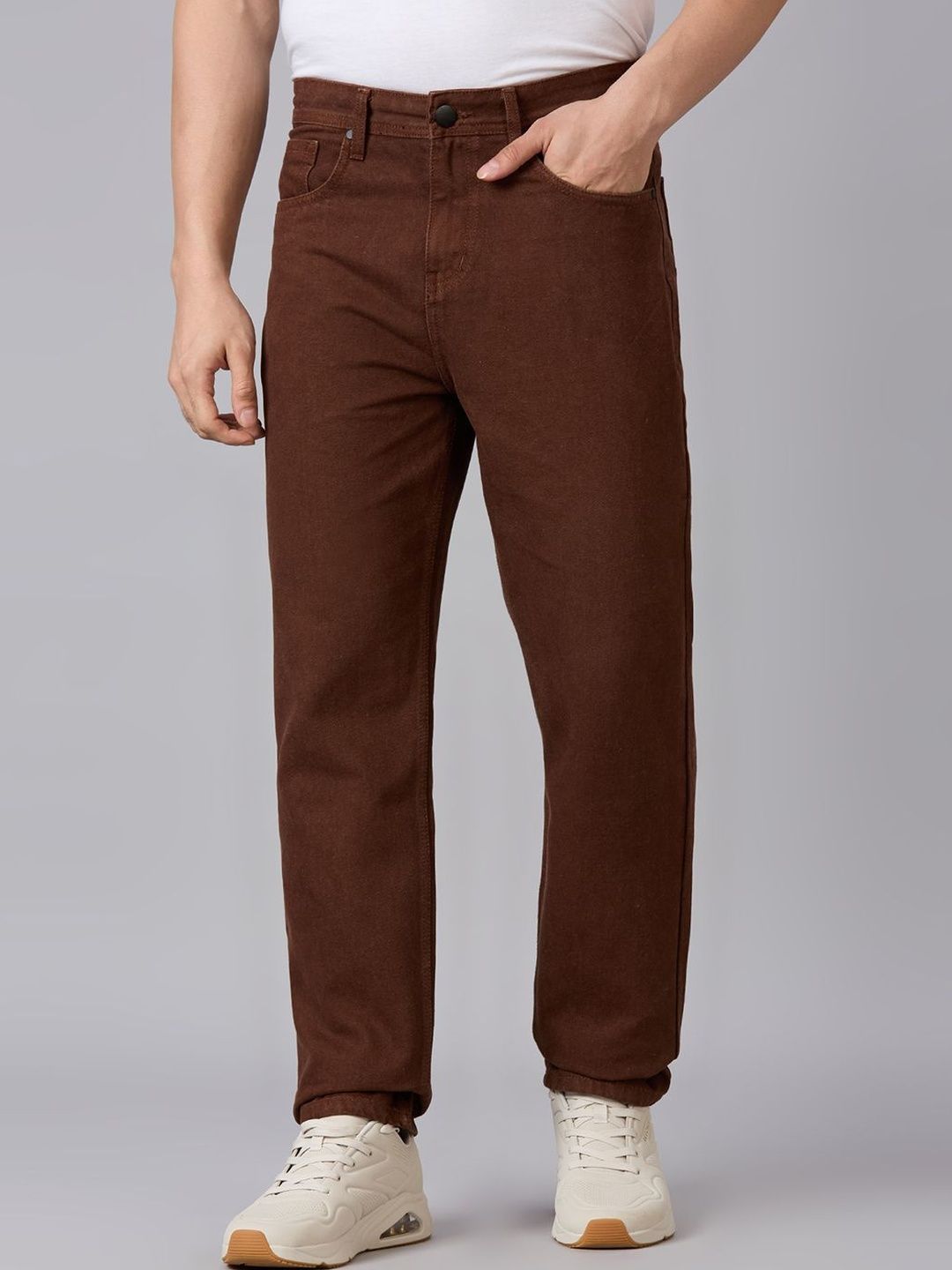 Style Quotient Men Loose Relaxed Fit Mid-Rise Jeans-picture-18