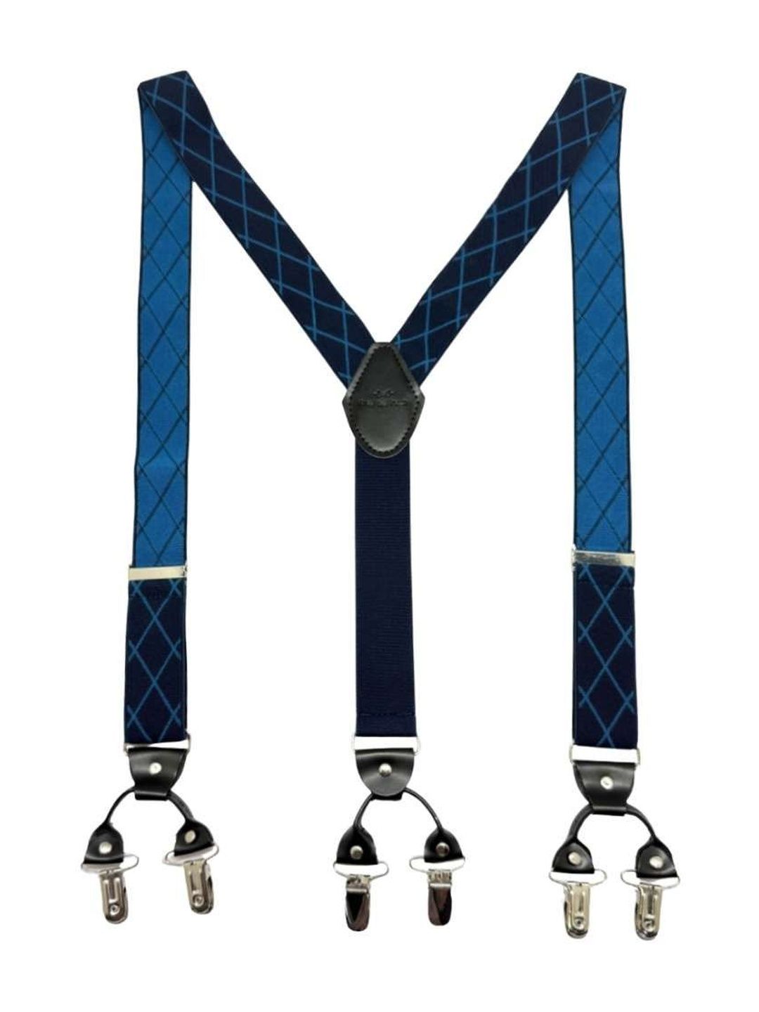 The Tie Hub Checked Y-Back Adjustable Suspender-picture-31