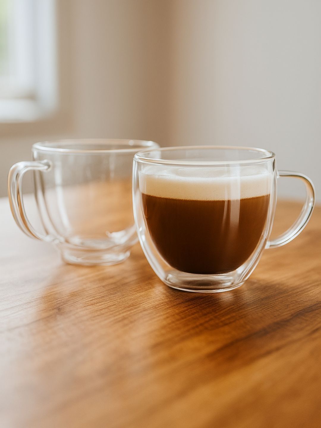 TASKHOUSE Set Of 2 Transparent Solid Glass Transparent Cups-image-26