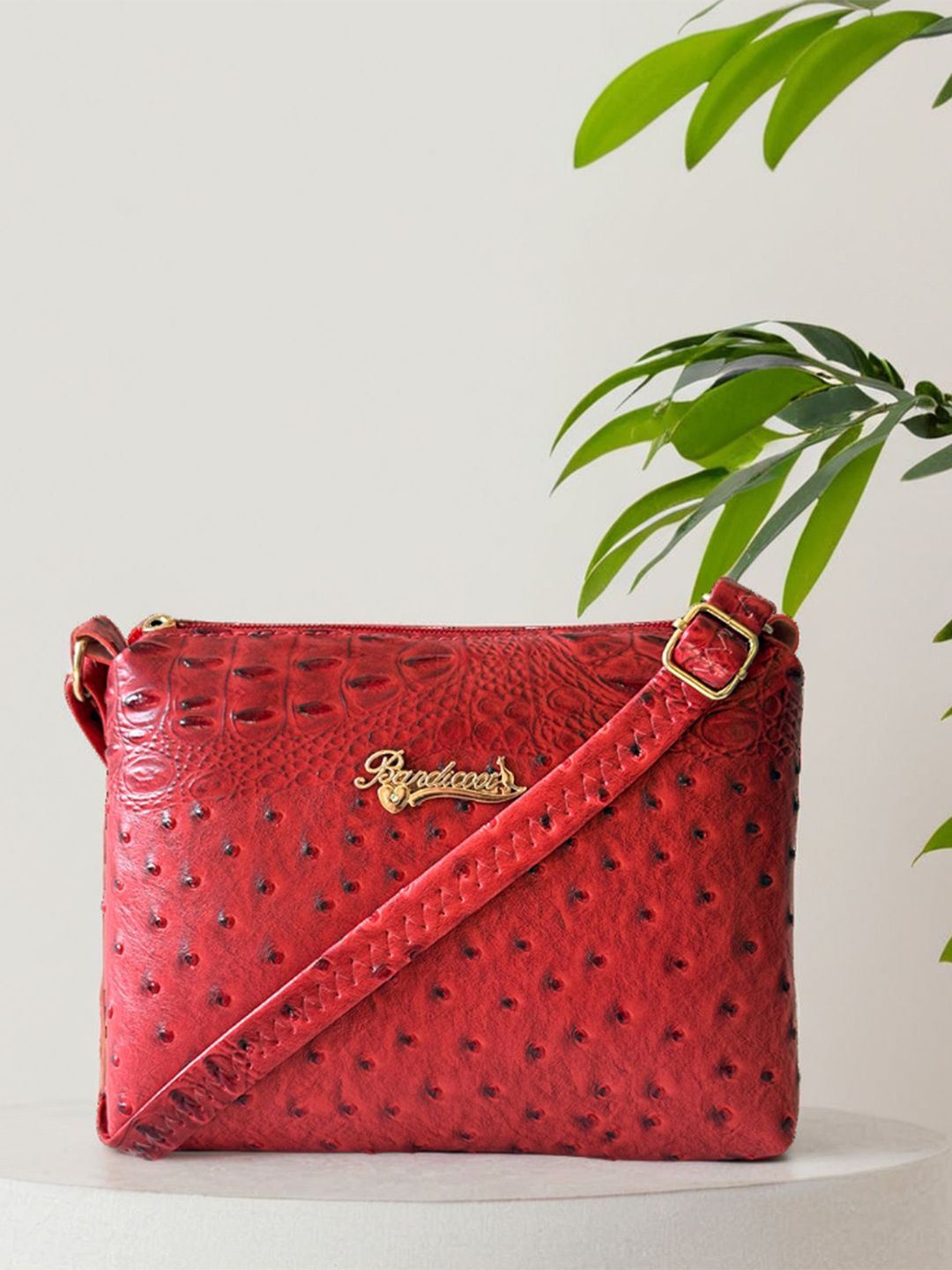 BANDICOOT Swagger Embellished Sling Bag With Detachable Sling Strap-picture-28