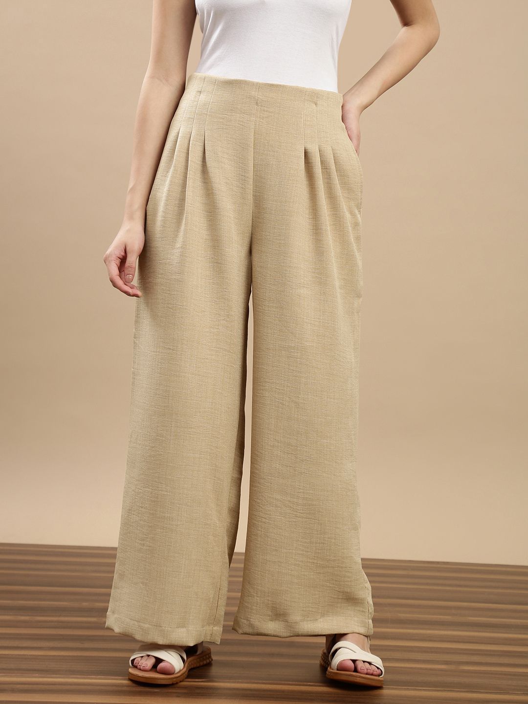 De Moza Women Wide Leg Palazzos-picture-9