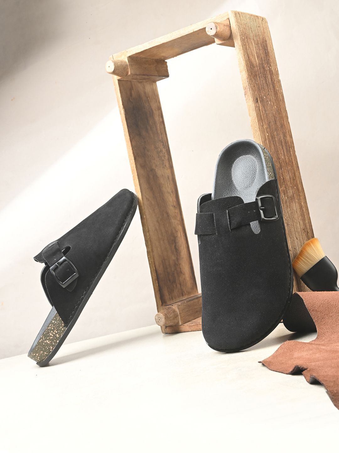 MENGLER Men Leather Comfort Sandals-picture-38