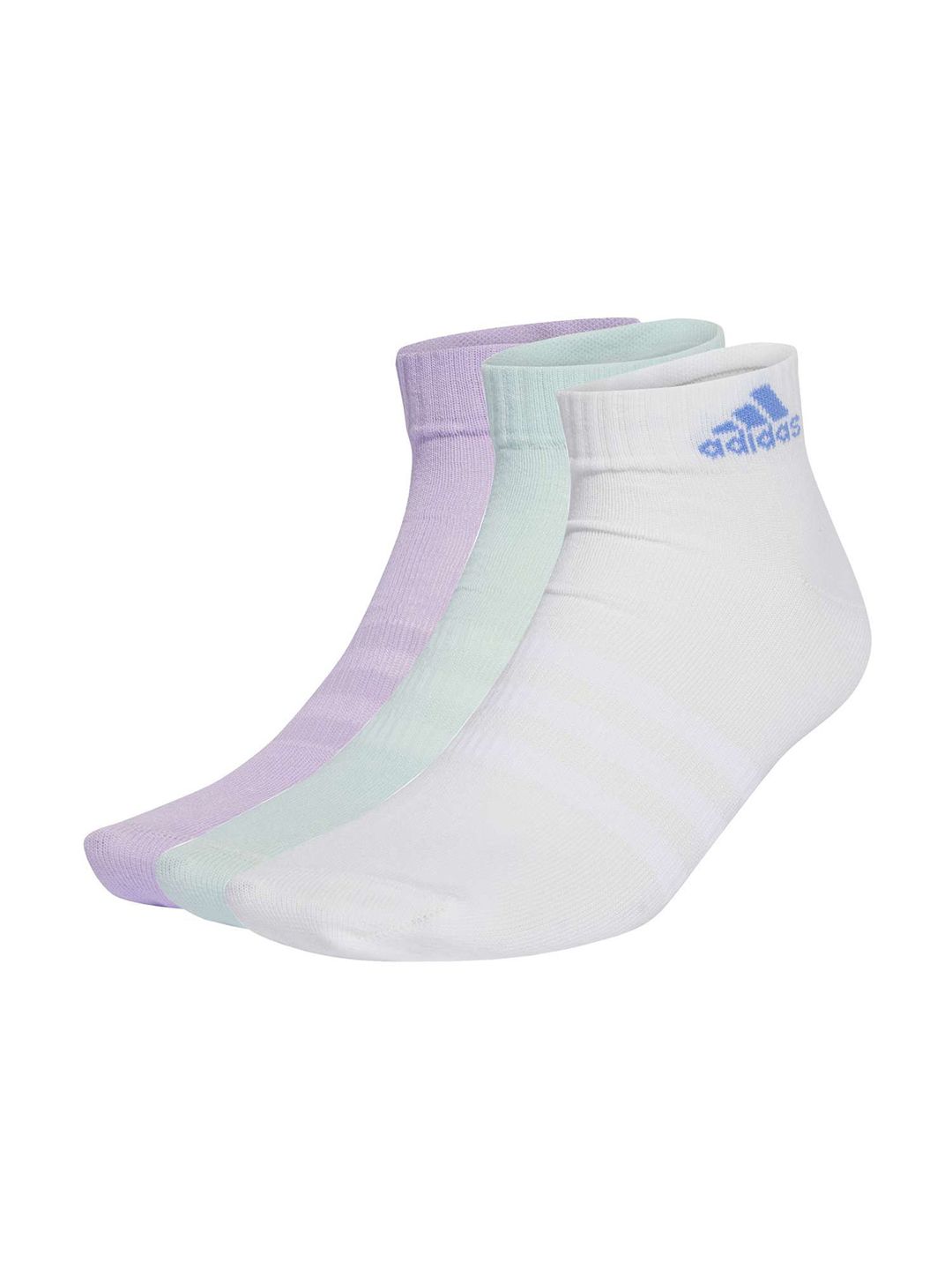 ADIDAS Unisex Pack Of 3 Pure Cotton Ankle -Length Socks-picture-12