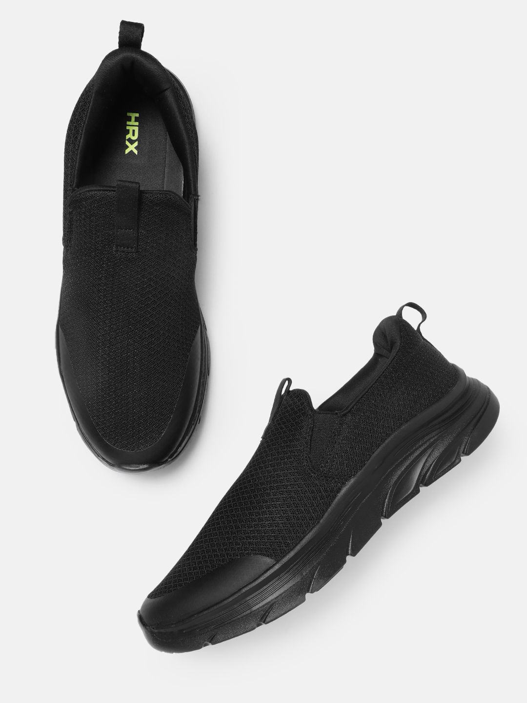 HRX by Hrithik Roshan Men Woven Design Slip-On Sneakers-picture-34