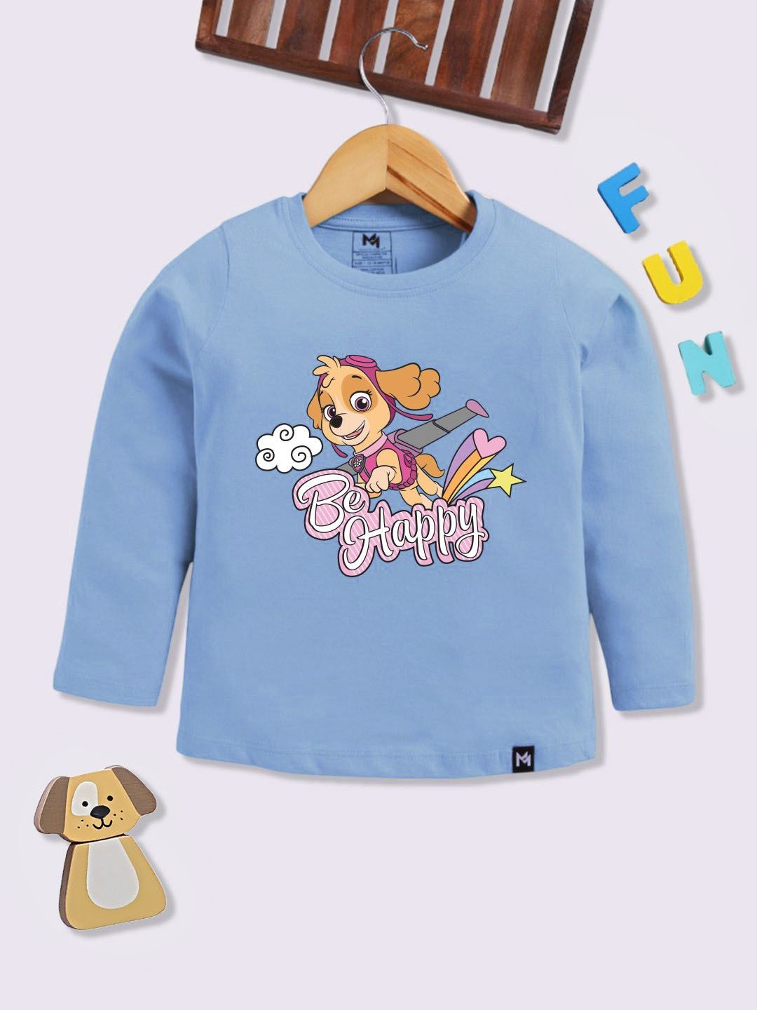 YK X Minute Mirth Girls Paw Patrol Printed T-shirt-image-15