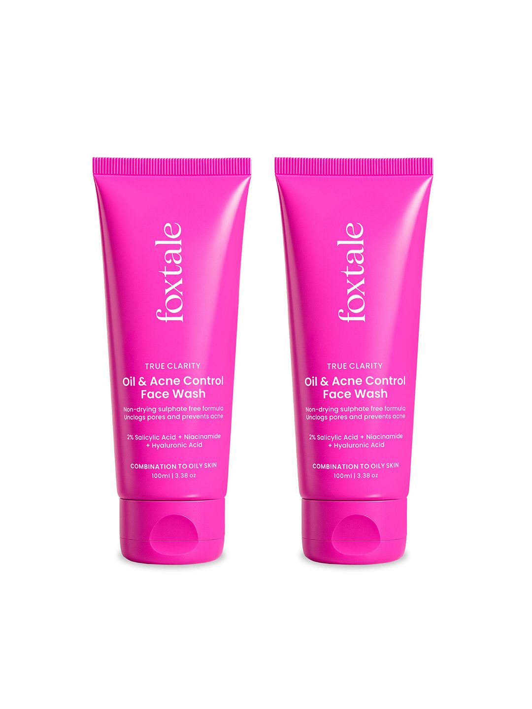FoxTale Set Of 2 Oil & Acne Control Face Wash With Niacinamide - 100 ml Each-picture-35
